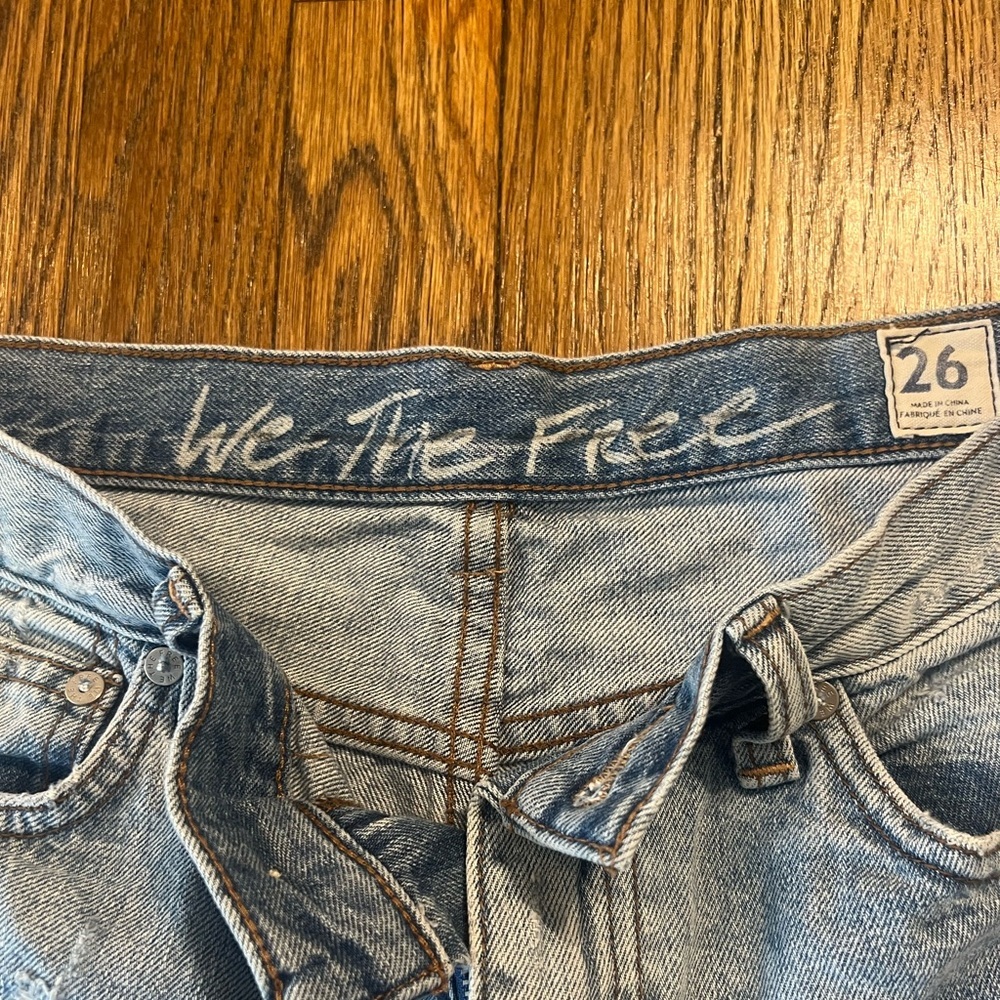 We The Free Ripped Denim Jean Shorts - Picture 4 of 4